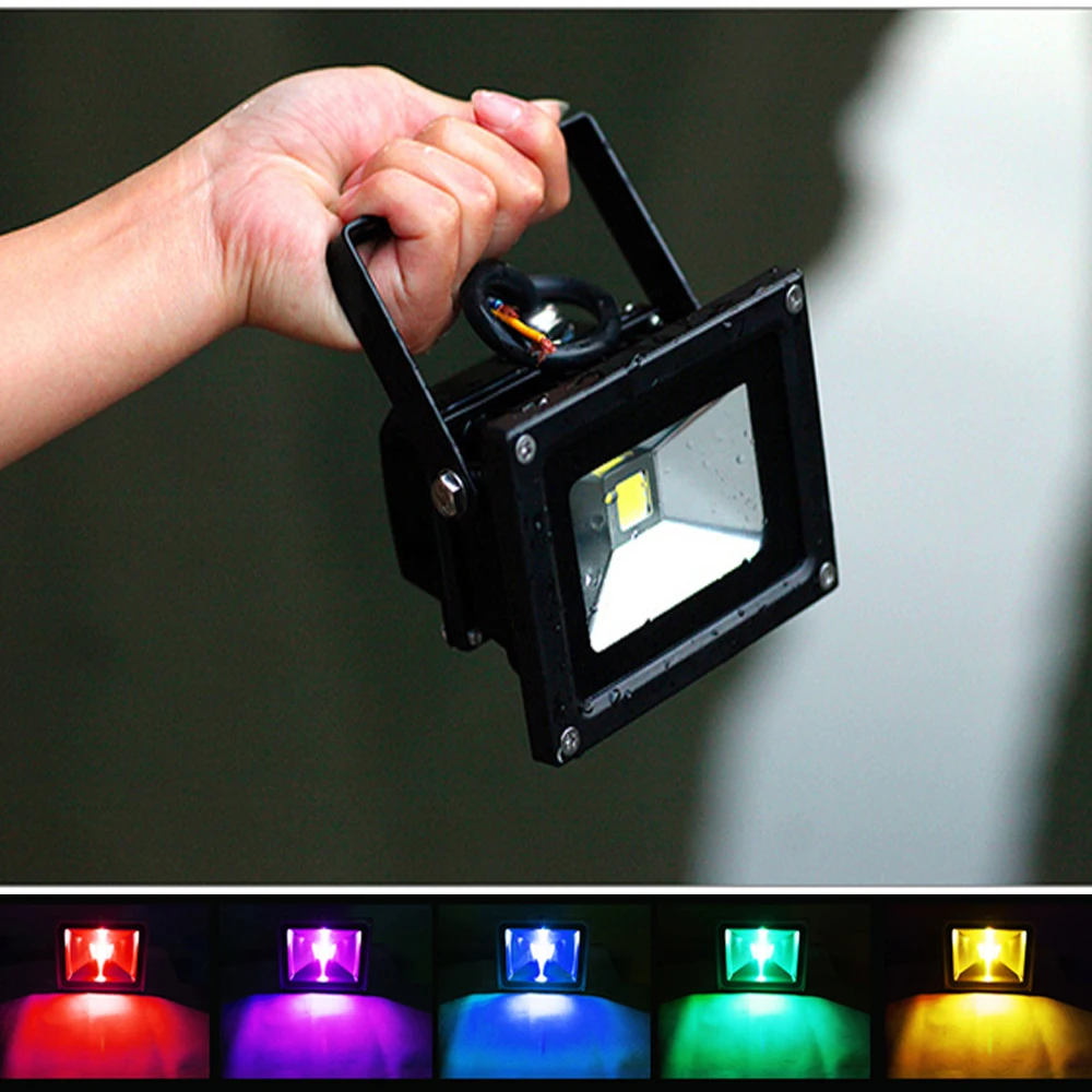 Beste COB Led schijnwerper 10 W IP65 Waterdichte Outdoor Muur Spotlight landschap verlichting AC110 240V Tuin schijnwerper Reflecter Lamp