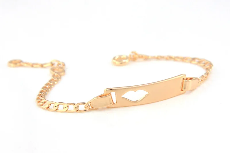 BR40A_10 baby bracelet gold kids jewelry bracelete ouro pulseira bebe bijoux ninas armband