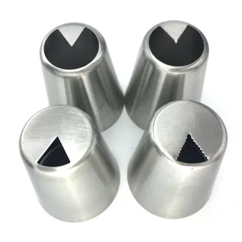 

4 Models Cake Decorating Tools Russian Piping Cake Icing Nozzles Set Cake Tools DIY Rose Nozzles Tips Icing Piping Nozzles Set H