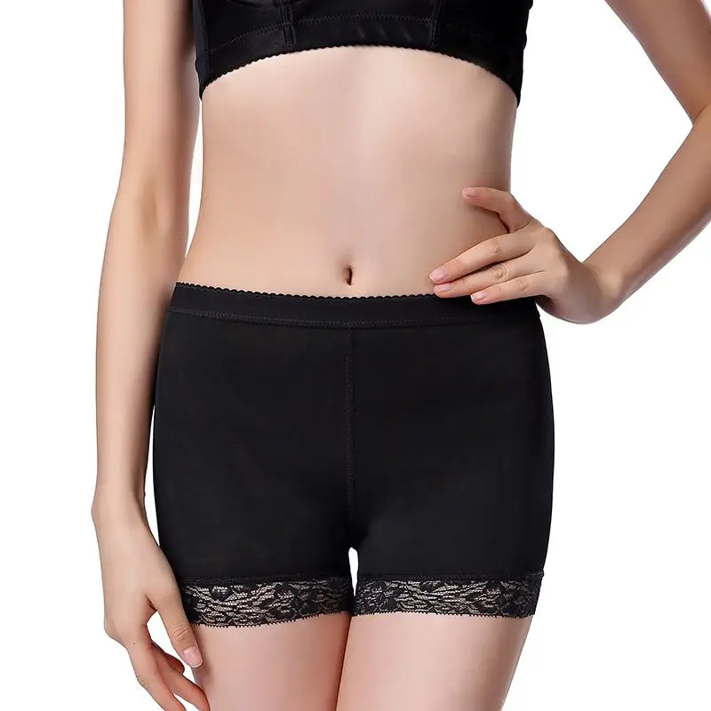 Для женщин \ сетка дышащий Йога шорты бесшовные Butt Lifter мягкие трусики Для женщин s сетка дышащий Underwear1 - Цвет: Черный