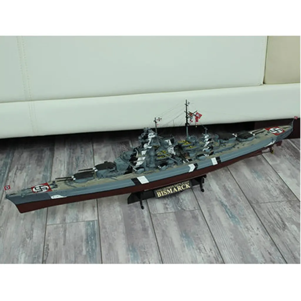 1/700 немецкий Бисмарк линкор DIY Сборная модель Коллекционная 3D Головоломка