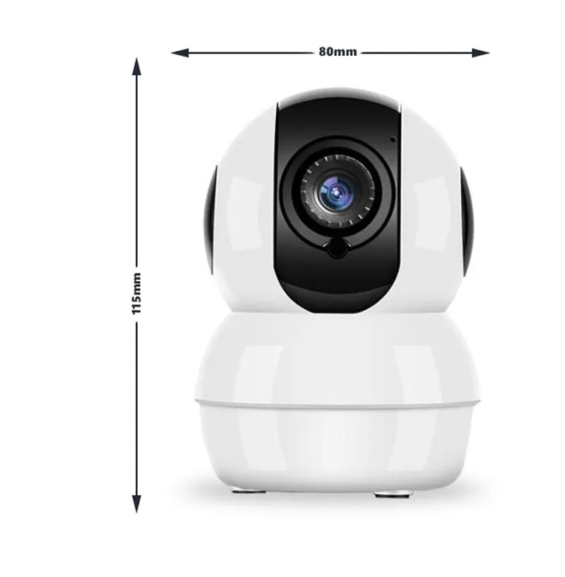  Wi fi fotocamera luce di notte intelligente infraded ICSee home office 1080P HD monitor del telefon