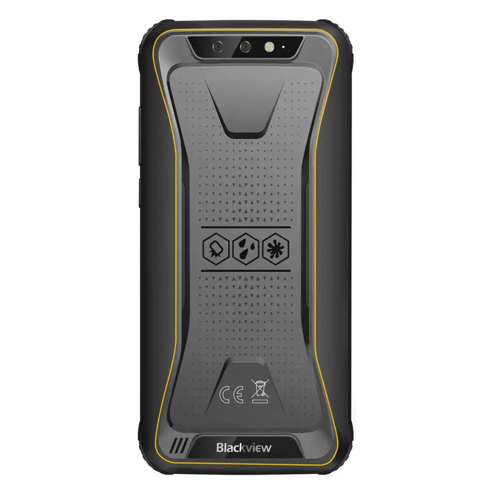 Blackview BV5500 Pro мобильный IP68 водонепроницаемый смартфон 5," экран 3 ГБ ОЗУ 16 Гб ПЗУ Android 9,0 MT6739V четырехъядерный 1,5 ГГц 4G OTG - Цвет: Цвет: желтый
