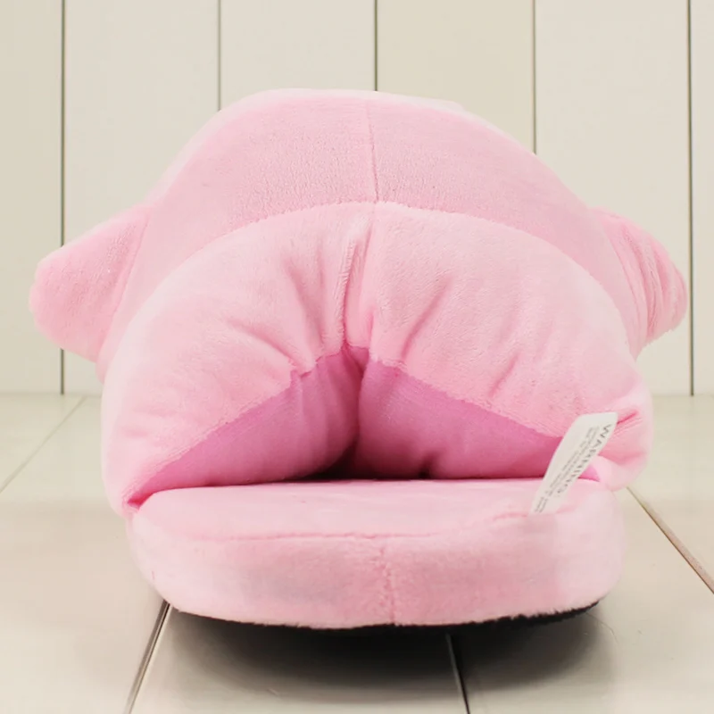 32 см; милые розовые плюшевые тапочки в стиле аниме Кирби; домашняя зимняя теплая Домашняя обувь для девочек; мягкие игрушки; подарки