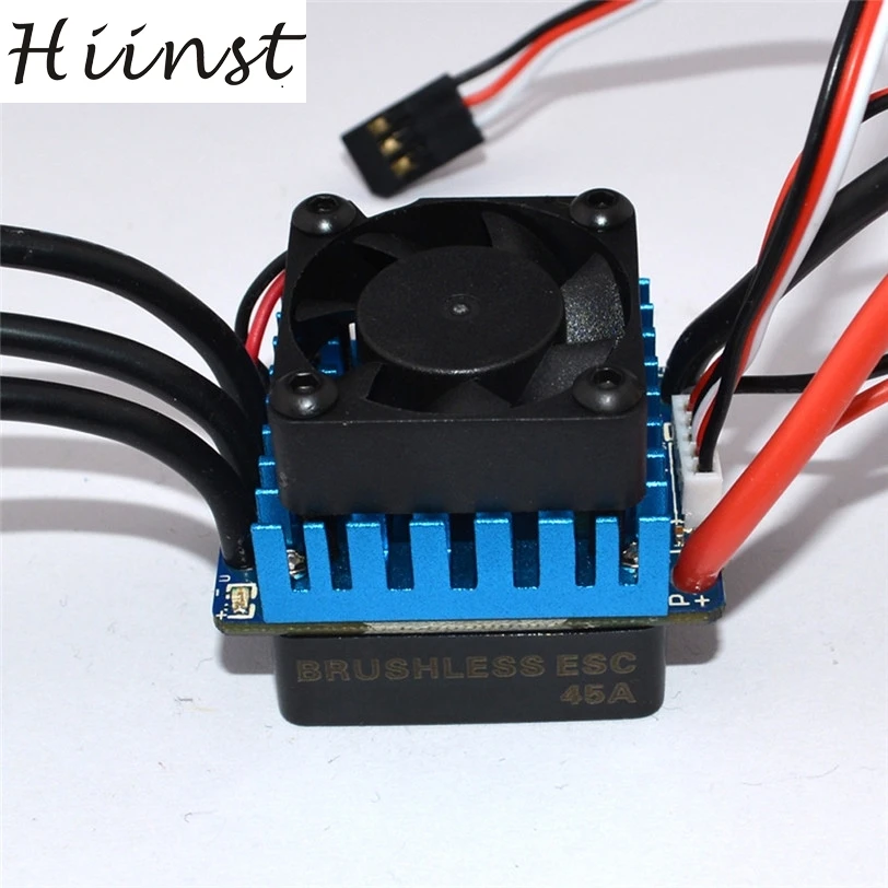 

Hiinst Sensorless 5A Brushless ESC Electric Speed Controller for RC Car Racing Set FT Controlador de velocidad H40