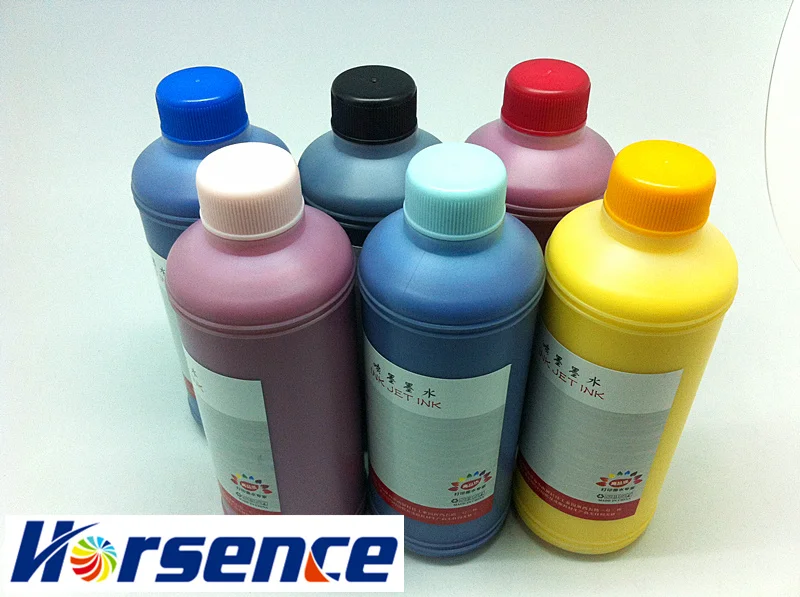 

6 Liters Textile Ink For All Epson printers T50 1400 1430 1410 R270 R290 1500W White x2 BKx1 Cx1 Mx1 Yx1 For Cotton cloth print