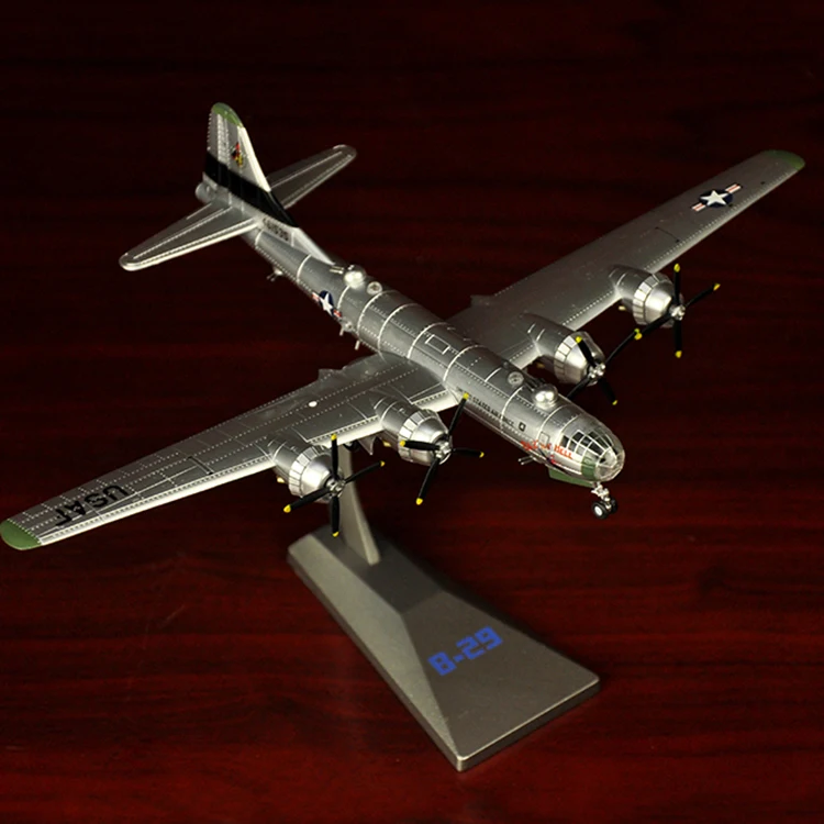 1:144 Американский B29 бомбардировщик самолет Второй мировой войны США B 29 модель