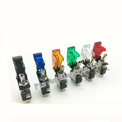 

12V 20A Car Cover LED SPST Toggle Rocker Switch Control On/Off