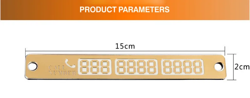 1 шт. автомобильные наклейки карта автомобильной временной парковки уведомление ночной световой присоска пластина карта телефонный номер карта и
