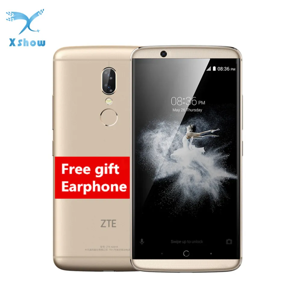 

ZTE Axon7S A2018 Axon 7s Snapdragon 821 4GB RAM 128GB ROM 5.5"2K Screen Dolby Sound HIFI Dual camera 12MP+20MP NFC Mobile phones