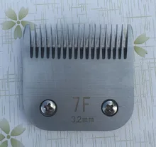 7F (3.2mm) hoja Clipper desmontable para la preparación del perro