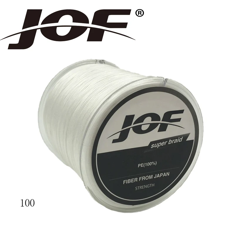 JOF 8 нитей 100 м PE плетеная рыболовная леска многонитевая провод