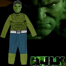 Фотография New Kids Marvel Avengers Basic Incredible Hulk Fancy dress, Boy
