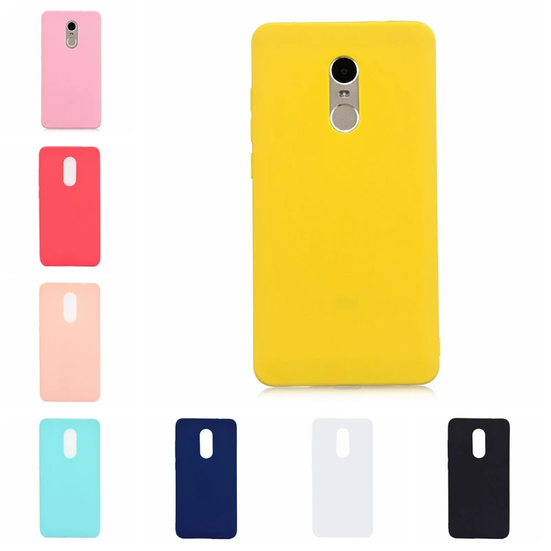 

For Xiaomi Redmi Note 4 Case Soft Silicone Candy Color Phone Case For Xiomi Redmi Note 4X Back Cover Fundas Redmi Note 4 Case
