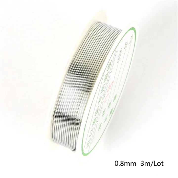 7 DIY Copper Wire For Bead Bracelet Necklace Jewelry Making Silver Gold Color Wire Rope Beading Jewelry Finding DIY Accessories