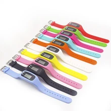 Лидер продаж большой срок службы батареи Многофункциональный цифровой Фитнес часы ЖК-дисплей шагомер бег шаги, калории пешком счетчик