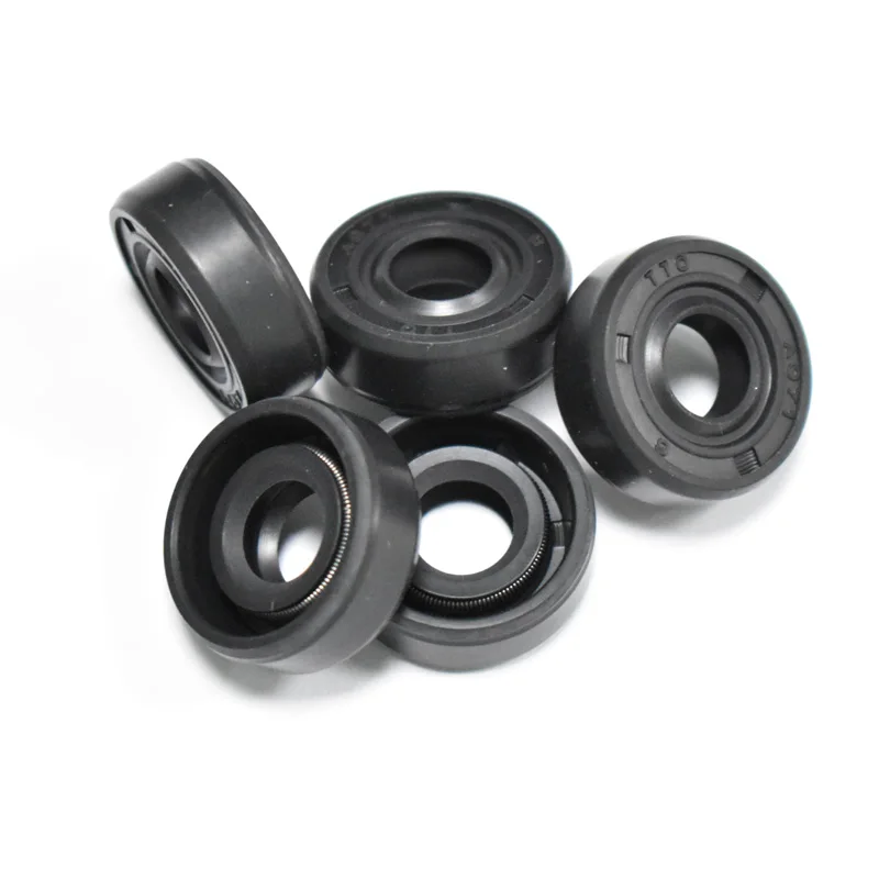 5pcs 7mm*8mm*19mm TC type Black Oil Seal Ring Replacements For LG samsung Philips blender Parts