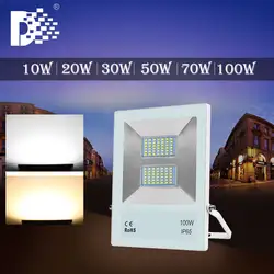 Лампы светодиодные наводнения 10 W 20 W 30 W 50 W светодиодные прожекторы водонепроницаемый свет ip65 led-проектор spotlight наружное освещение