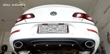 

Primer unpainted/painted JSK ABT Rline style Car dual/Twopair outlet rear diffuser For Volkswagen CC 2009-2012/CC 2013-2016