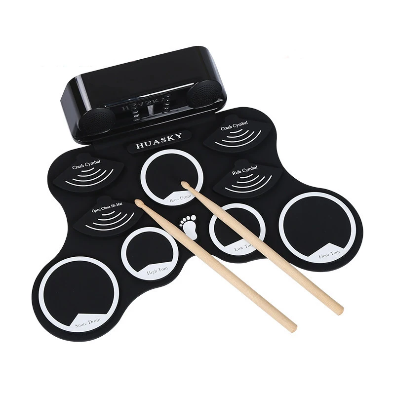 Hand roll electronic drum Roll Up Drum Kit portable silicone multifunctional professional hand roll drum цена Hand roll electronic drum Roll Up Drum Kit portable silicone multifunctional professional hand roll drum цены онлайн