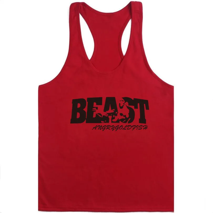 

Skull Bodybuilding Stringer Tank Tops men Gyms Stringer Shirt Fitness Tank Top Men Gyms Clothing Cotton Vest hoodies 2019 New