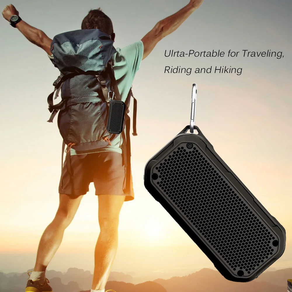 

IPX7 Waterproof Outdoor Bluetooth Speaker Portable Wireless Subwoofer Loudspeaker Shower Bicycle Speakers