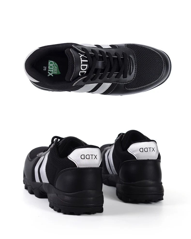 DDTX защитная обувь для мужчин анти-разбивание анти-прокол противоскользящие рабочие кроссовки электроизоляция Уличная обувь черный