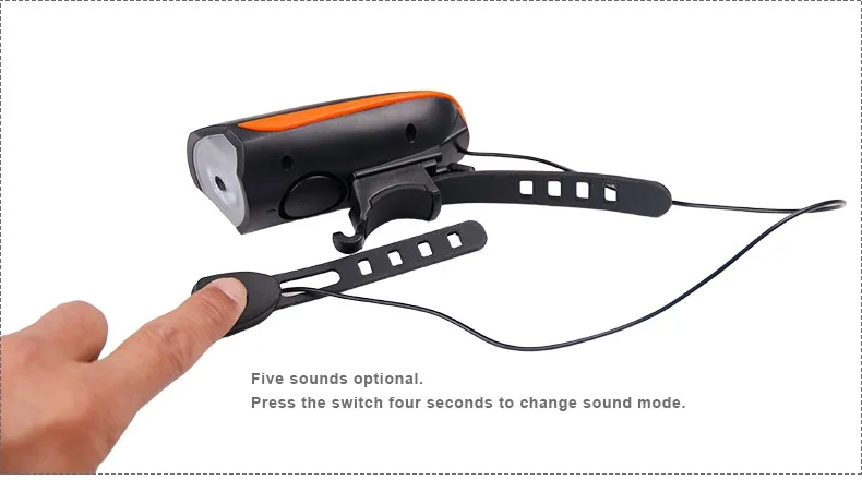 Clearance Deemount Bike Light Waterproof Bicycle Head LED Flashlight With Bell Multifunction Cycle Lamp MTB Cycling Light Bike Accessories 7 Clearance Deemount Bike Light Waterproof Bicycle Head LED Flashlight With Bell Multifunction Cycle Lamp MTB Cycling Light Bike Accessories 7