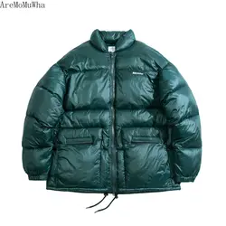 AreMoMuWha зима прилив бренд я подпушка хлопковая стеганая куртка для мужчин японский ретро воротник Бейсбол Форма пальто яркий цвет PaddedQX225