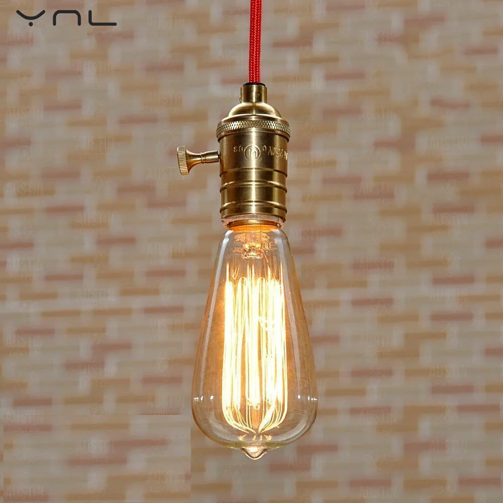 

Vintage Retro Edison Bulb E27 220V 40W ST64 lampada Incandescent light Bulbs filament bulb lighting Edison Light