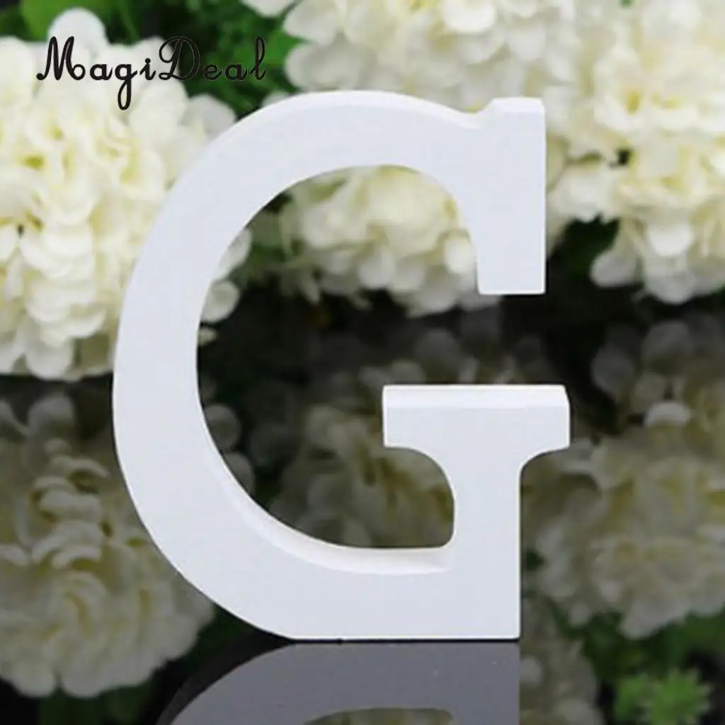 DIY Wooden Alphabet Letters Sign Plaque Wall Art Hanging Decor Decal Wedding Baby Shower Party DIY Decoration