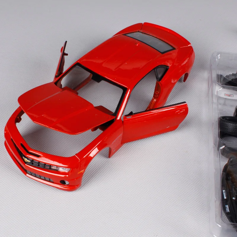 Maisto Bburago, новинка, 1:24 2010, Camaro SS RS, сборка, сделай сам, гоночный литой под давлением, модель, набор, игрушечный автомобиль для детей, подарки на день рождения, оригинальная коробка