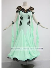 Tailor Made Elegant ballroom Standard juvenile dance clothing Salsa Tango dance dress elegant comfortable dress B