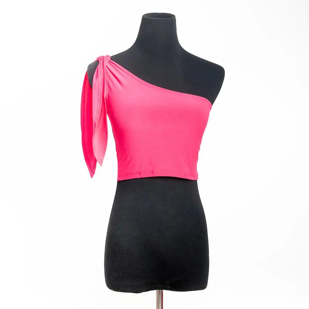 2019 Sexy 5 Colors Belly Dance Top for Women Chiffon Belly Dance Practice Costume Top 2022