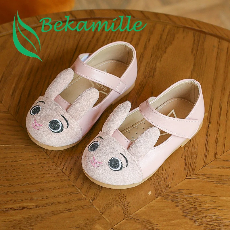 Autumn Girls shoes Kids princess cute Rabbit single shoes fashion baby