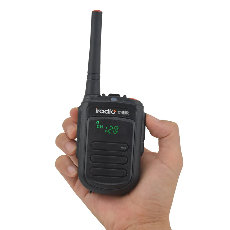 IRADIO CP-168 VHF 136-174 MHz 2 W 128CH компактное Портативное двухстороннее радио со встроенным скрытым светодиодный дисплеем