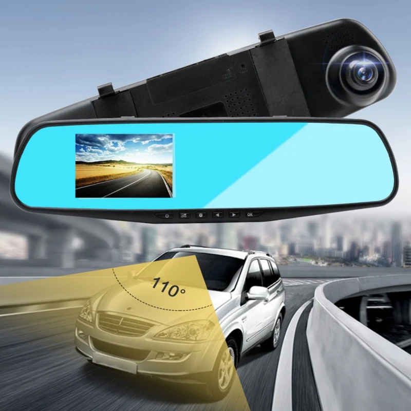 3,9 дюймов зеркало заднего вида вождения цифровой видеорегистратор для автомобиля камера Full HD 1080 P цифровой видеорегистратор с одним