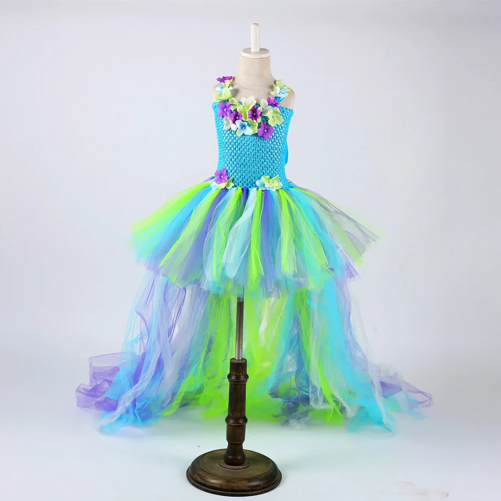 Flower Princess Tinkerbell Fairy Dress Vintage Ball Gown for Teenager Girls Birthday Wedding Evening Birthday Tutu Dress Clothes (1)