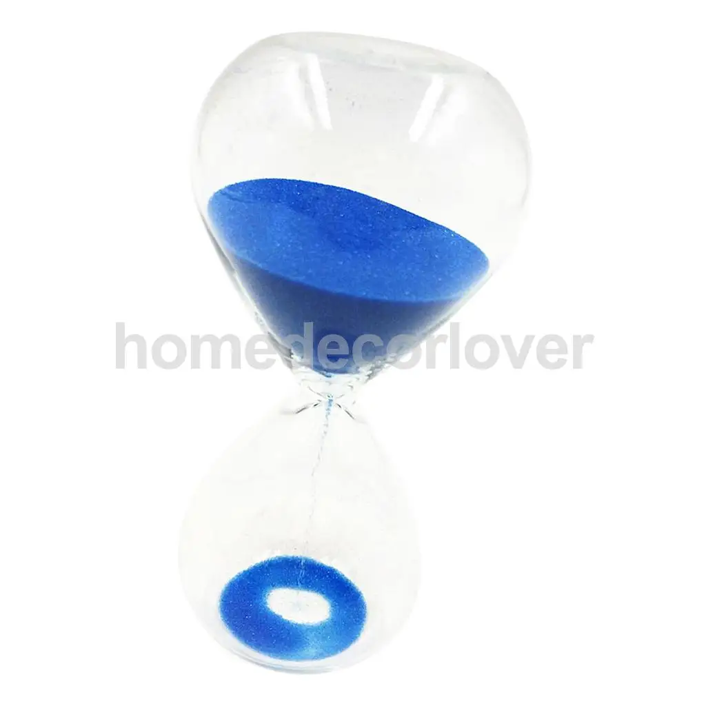 15 Minutes Sandglass Hourglass Sand Clock Timers Desktop Clock 7 Colors to Choose