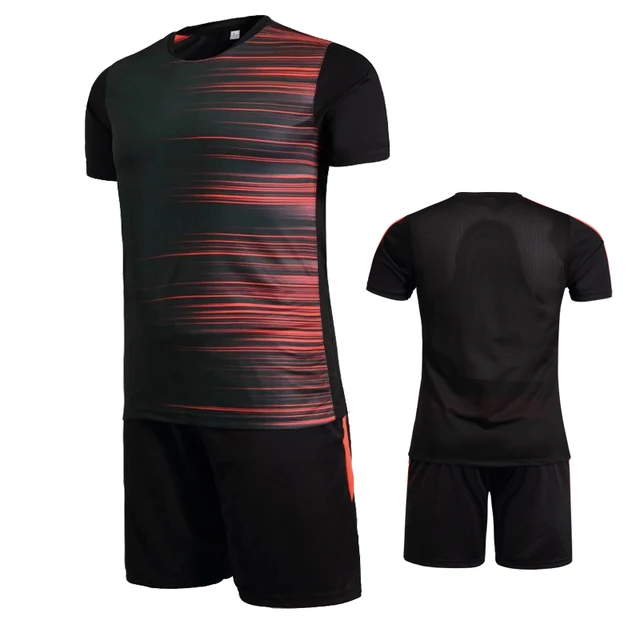 Free Shipping Black Cool New 17 18 Men's Soccer Jerseys Can Customize