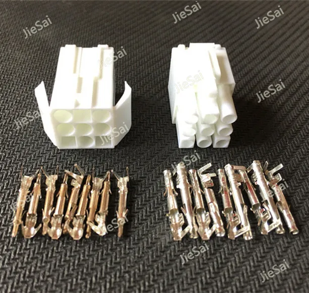 9 Way Pin Female And Male Small Tamiya Connector Kits Mini EL 4.5MM Socket Plug | Обустройство дома