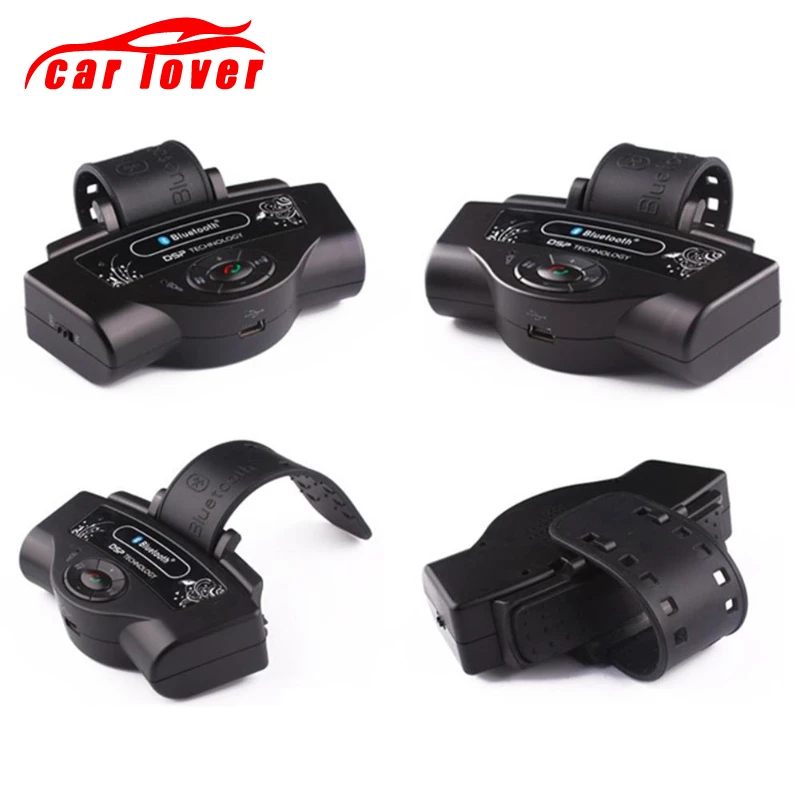 Steering Wheel Hands Free Bluetooth FM Transmitter USB Mp3 Player Car MP3 Player Media Button Car Kit for Iphone Android