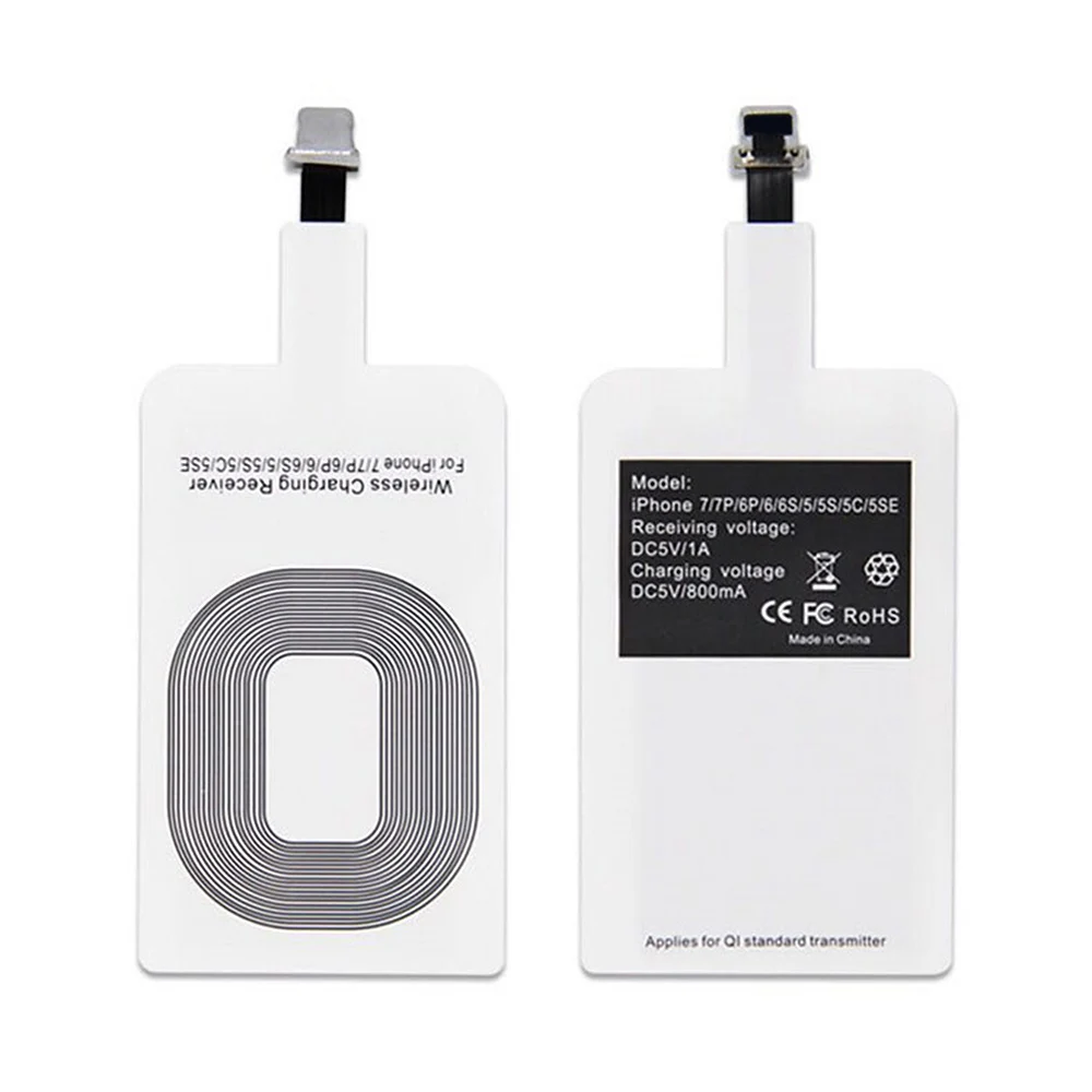 

Qi Wireless Charger Receiver Module Smart Charging Adapter Receptor for iPhone Support Wholesale