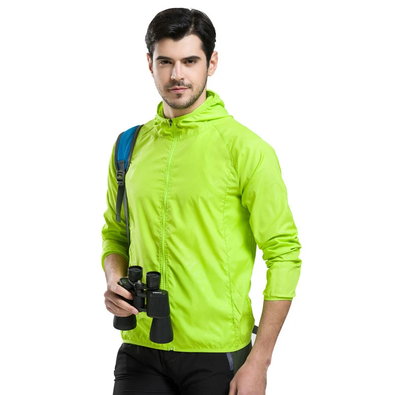 

Men Women's Outdoor skin trench coat Jackets Male lovers Camping Hiking Fishing Quick Dry thin Anti-UV Trekking Cloth 224