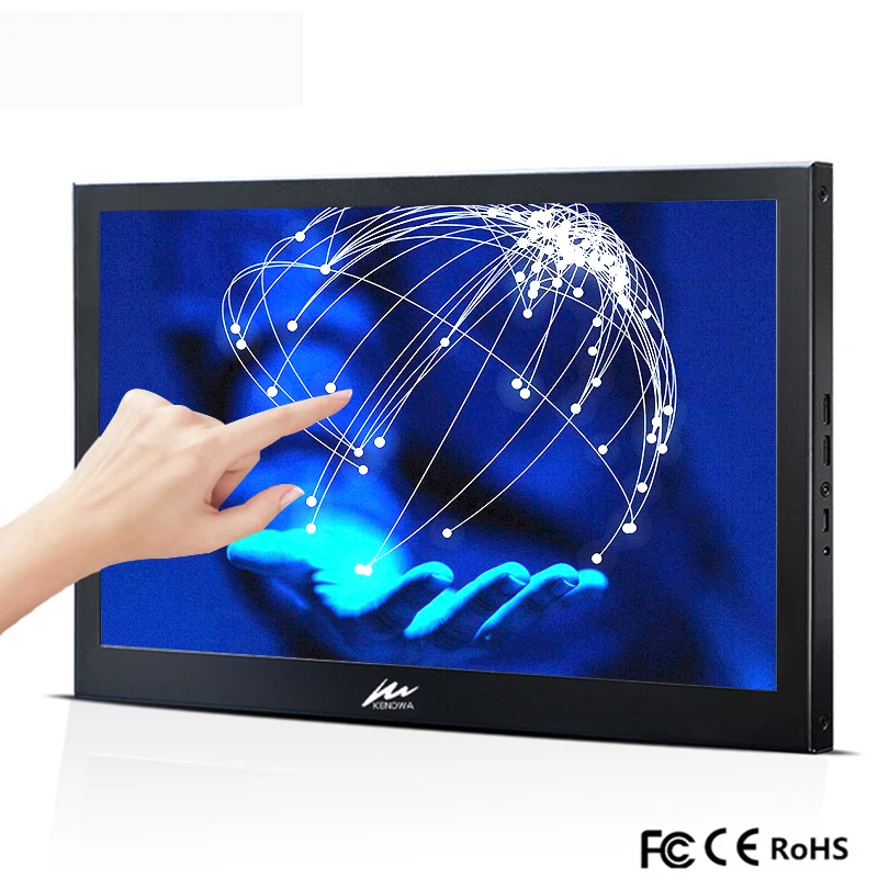 15.6" 1920x1080 IPS FHD Touchscreen Portable Gaming Monitor 10 Multi