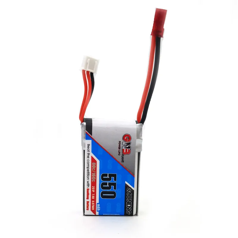 2 шт. GNB 550mAh 2S 7 4 V 80C/160C Lipo батарея JST XT30 разъем для Emax babyhawk Micro aircraft Mini Quadcopter FPV Racing