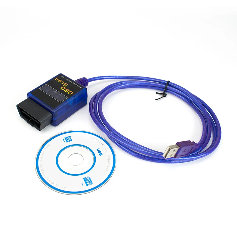 Популярный автомобильный детектор USB интерфейс ELM327 v1.5 OBD 2 автоматический