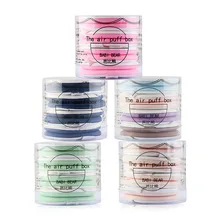 8 шт./компл. круглая форма кушон для макияжа Губка слоеная сухая влажная двойного использования маскирующая Жидкая Основа BB/CC крем макияж затяжки