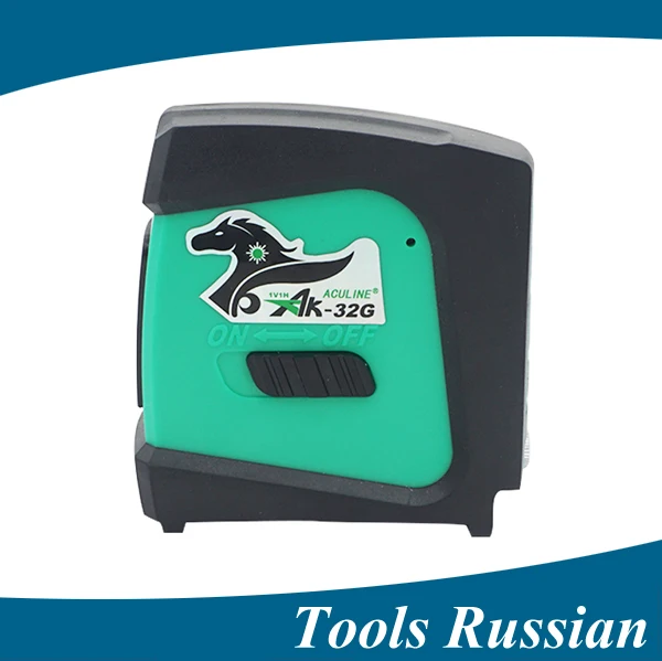 

Only Russia ! AK32G Green Laser Level 1V1H1D 2 Lines 1 Point Levels 360 Self-leveling Portable Nivel Laser Auto Nivelamento