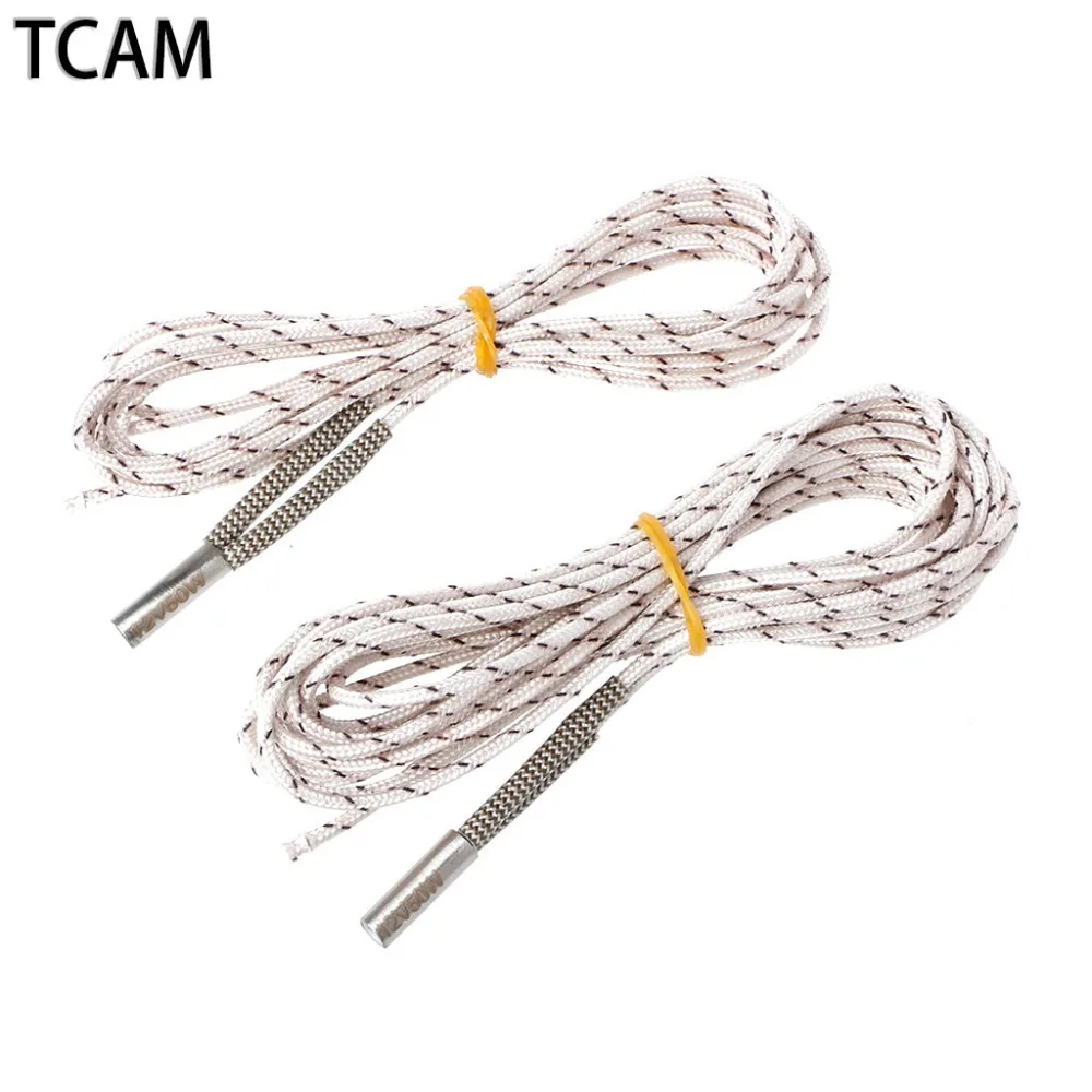 

TCAM Heating Tube 12V/24V 50W Ceramic Cartridge Heater 1M 2M For LERDGE J-Head 3D Printer Parts